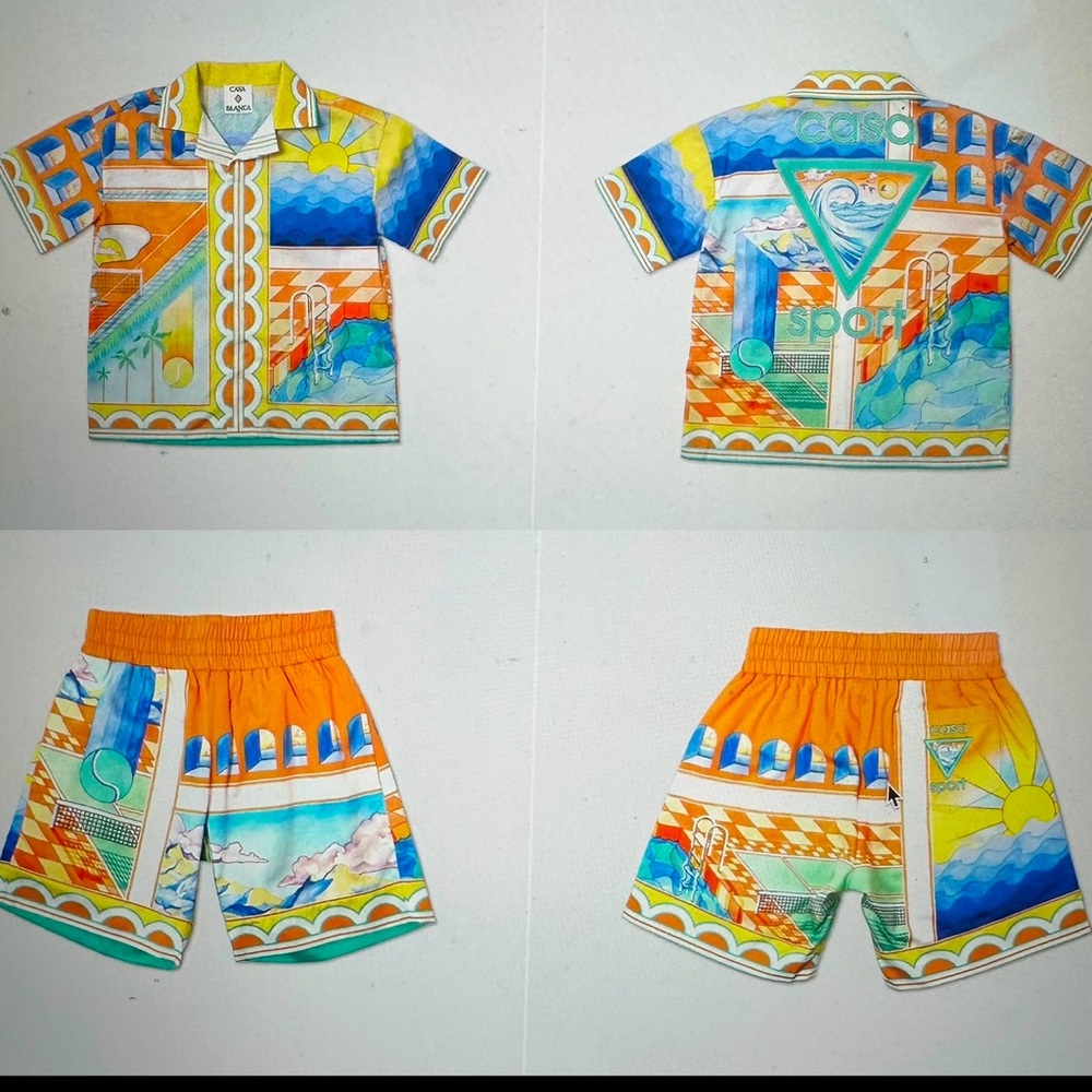 Kids Shorts Set Casa Blanca